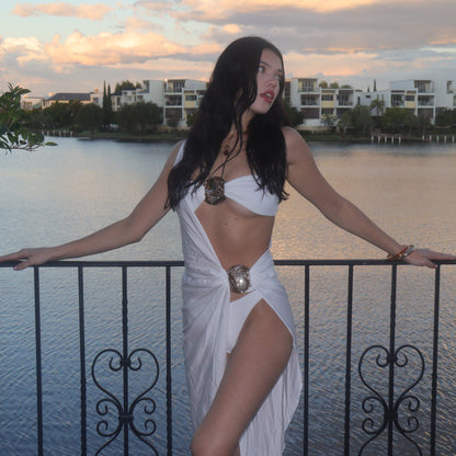 Mirage Doré Swimwear With Asymmetrical Dress